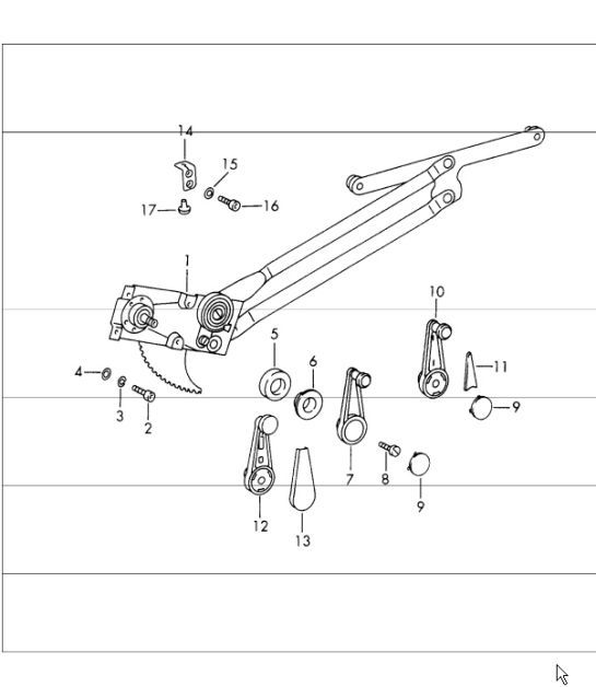 Diagram 804-10 Porsche 996 C4S 3.6L 09/01-2005  车身