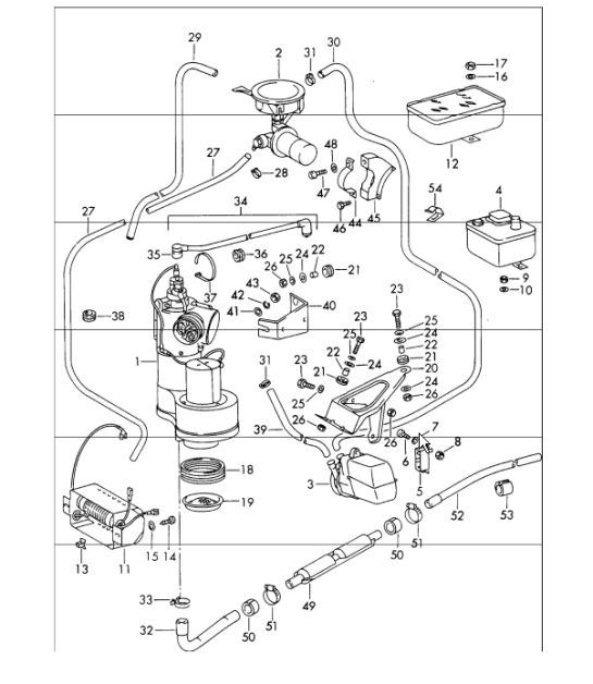 Diagram 813-20 Porsche 996 C4 3.4L 1997-08/01 Body