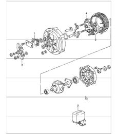 generator 490/900 W  - MOTOROLA - for 911 1965-69