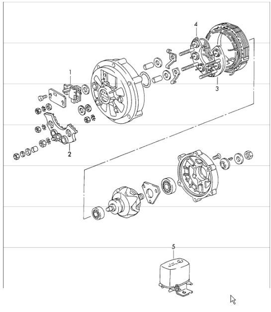 Diagram 901-25 Porsche Taycan (9J1) MK1 2020-2024 