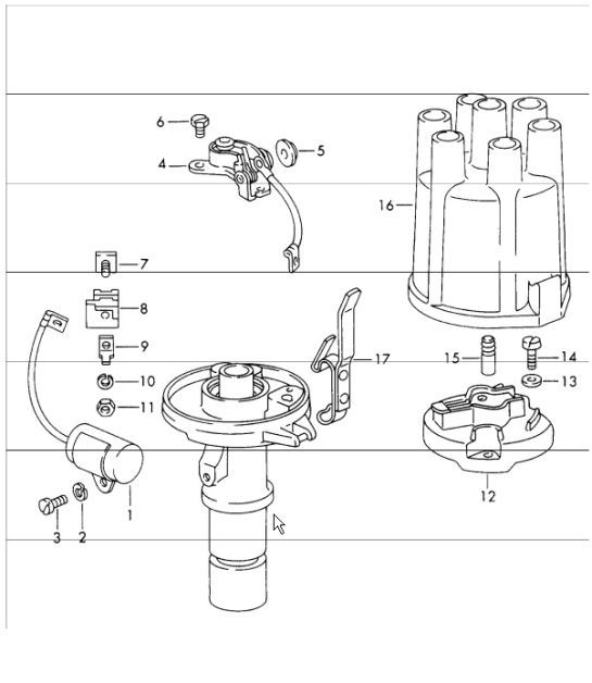 Diagram 901-30 Porsche Cayman 2.9L 987C MKII 2009-12 Electrical equipment