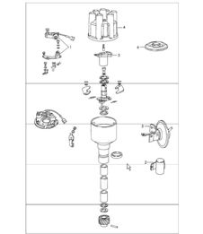repair material distributor - bosch - for 911/L (USA) upto 1968 and 911T/E/S 1969