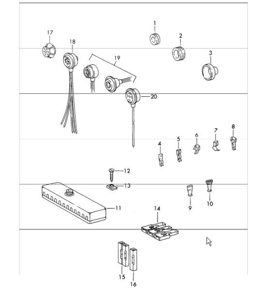 Diagram 902-10 Porsche 944 2.5L 8V 1982-87 