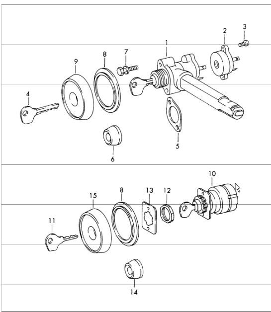 Diagram 903-00 Porsche Cayenne MK3 (958) 2010-2017 Équipement électrique
