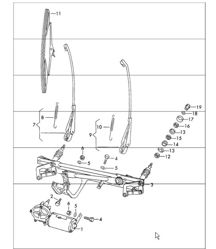 windscreen wiper system 911 1965-69