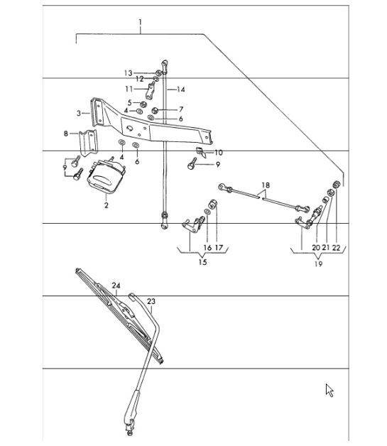 Diagram 904-10 Porsche 997 (911) MK2 2009-2012 Équipement électrique