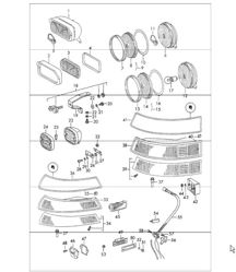 lights fog headlamp 911 1969