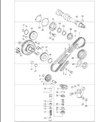 comando valvola destra 911 1970-73