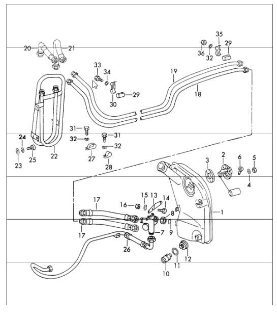 Diagram 104-30 Porsche Panamera Turbo S 4.0L V8 