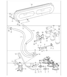 vacuum system for clutch release injection system 911 E:SPM UPTO 1971