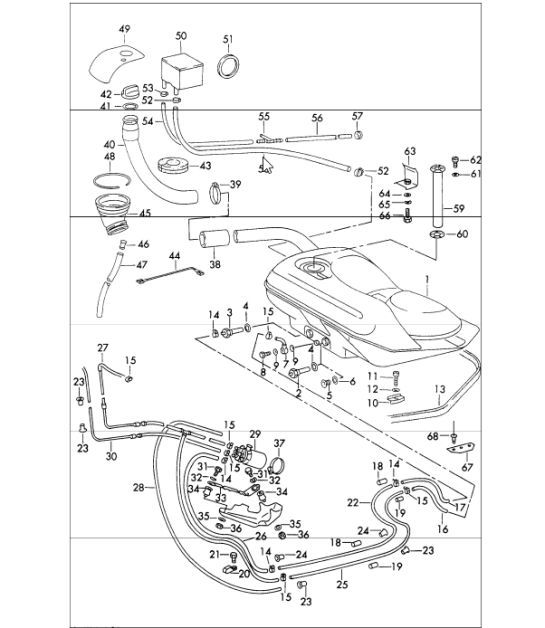 Diagram 201-05 Porsche 928 (1978-1995) 