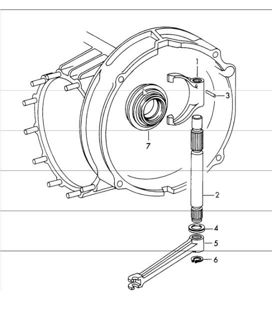 Diagram 301-10 Porsche 991 Speedster Trasmissione