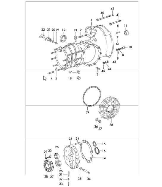 Diagram 302-10 Porsche 911/912 (1965-1989) Transmission