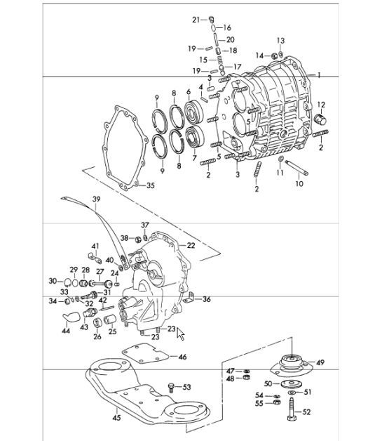 Diagram 302-25 Porsche Cayman 987C/981C（2005-2016 年） 传播