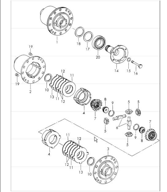 Diagram 305-15 Porsche Cayenne (9YA) 2018>> 