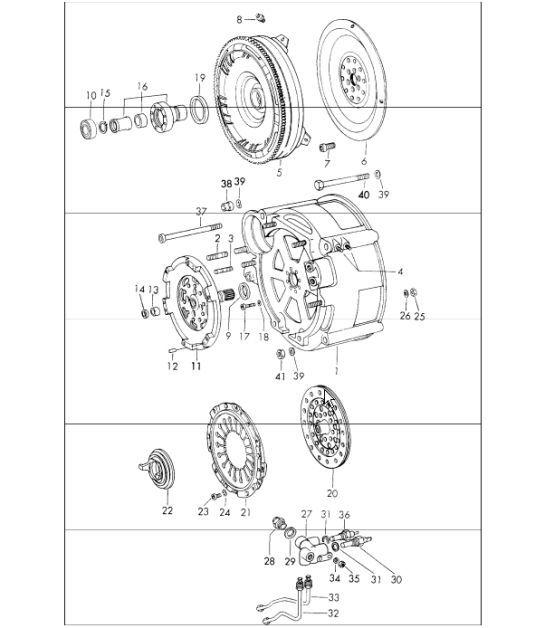 Diagram 306-00 Porsche 911/912 (1965-1989) Transmission