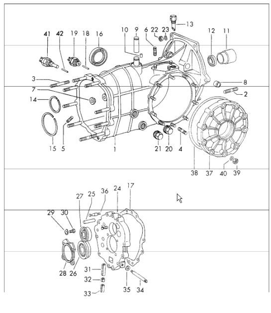 Diagram 307-00 Porsche 卡宴 3.2L V6 2003 年>> 传播