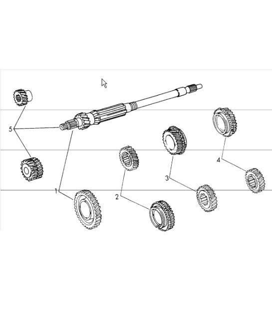Diagram 308-10 Porsche Cayenne E-Hybrid V6 3.0L V6 340 CV 