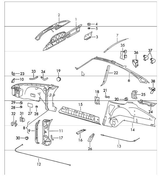 Diagram 801-20 Porsche Cayenne Turbo 4.5L 2003>> Body