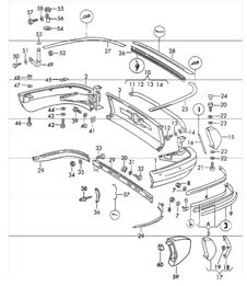 bumper rear 911 1970-73