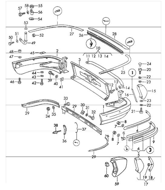 Diagram 802-05 Porsche 924S 2.5L 1988 