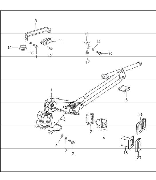 Diagram 804-15 Porsche 卡宴 9PA (955) 2003-2006  车身