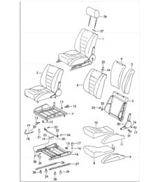 Sports seat 911 1970-73