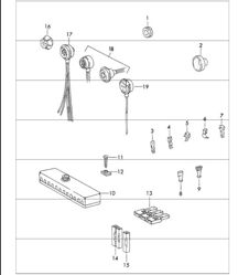 grommets connector 911 1970-73