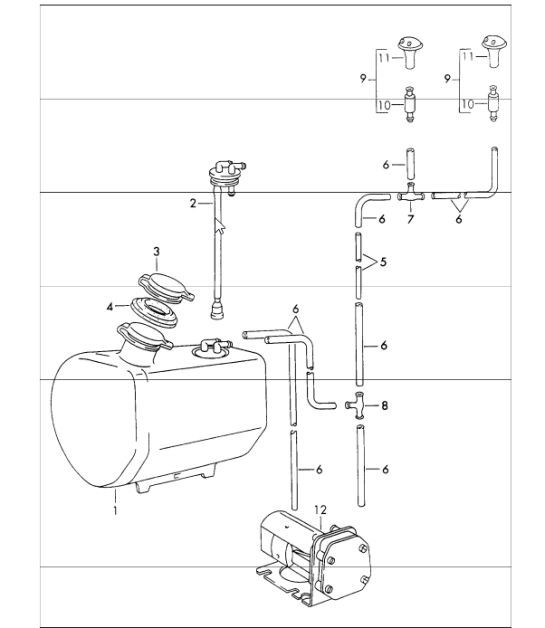 Diagram 904-15 Porsche 996 C4 3.6L 09/01-2005 Electrical equipment