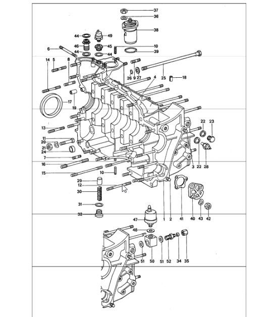 Diagram 101-10 Porsche Macan (95B) MK1 (2014-2018) Engine