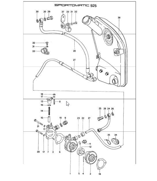 Diagram 104-20 Porsche 卡宴 S/GTS 4.8L 2007>> 引擎