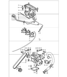 Mechanical injection right for Model 911/83 1974-77