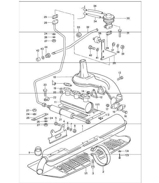 Diagram 202-20 Porsche Cayenne Turbo E-Hybrid Coupé con paquete GT V8 4.0 739 CV 