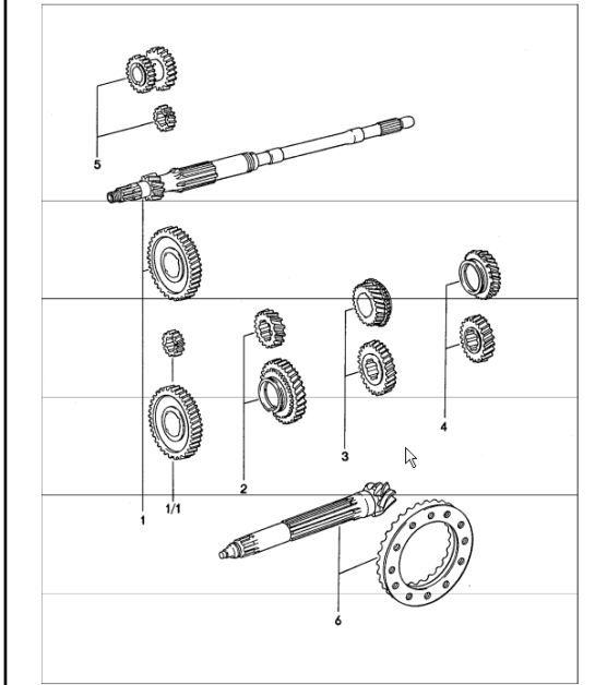 Diagram 303-00 Porsche 997（911）MK1 2005-2008 传播