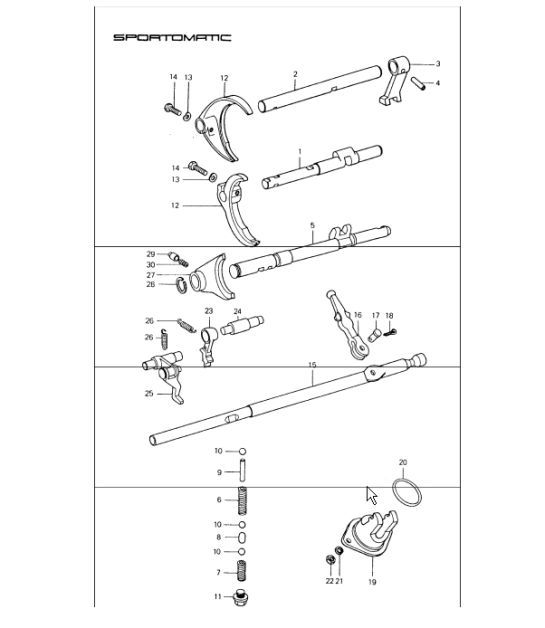 Diagram 310-00 Porsche 968 (1992-1995) Transmission