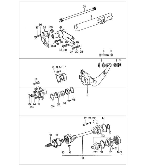 Diagram 501-00 Porsche Cayenne V6 3.0L Gasolina 340 CV 