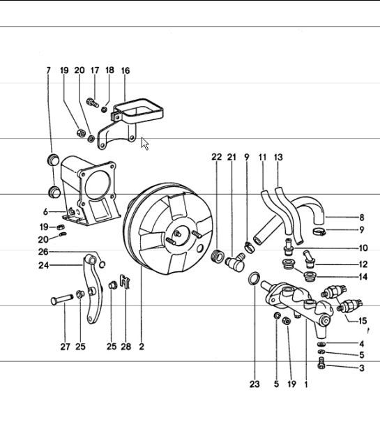 Diagram 604-10 Porsche Cayman 987C/981C（2005-2016 年） 车轮、制动器