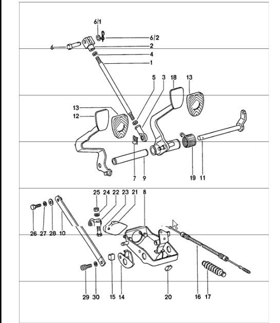 Diagram 702-10 Porsche 992 Carrera 2 Cabriolet 3.0L 