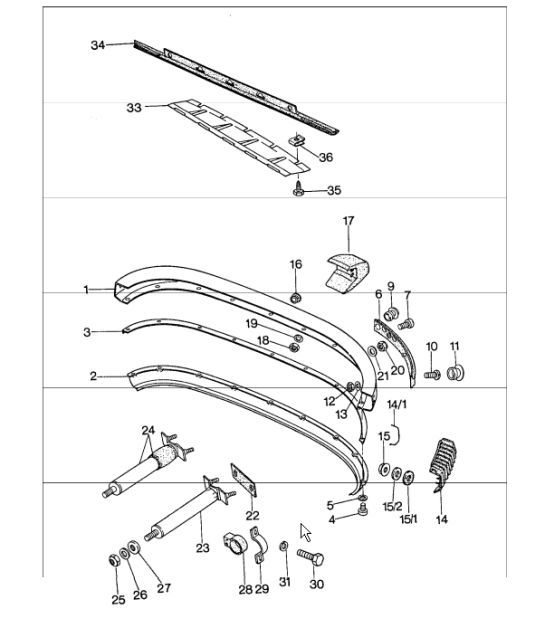 Diagram 802-05 Porsche 996 涡轮 2000-05  车身