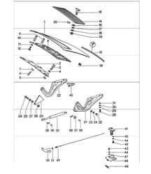 deksel achter 911 1974-77