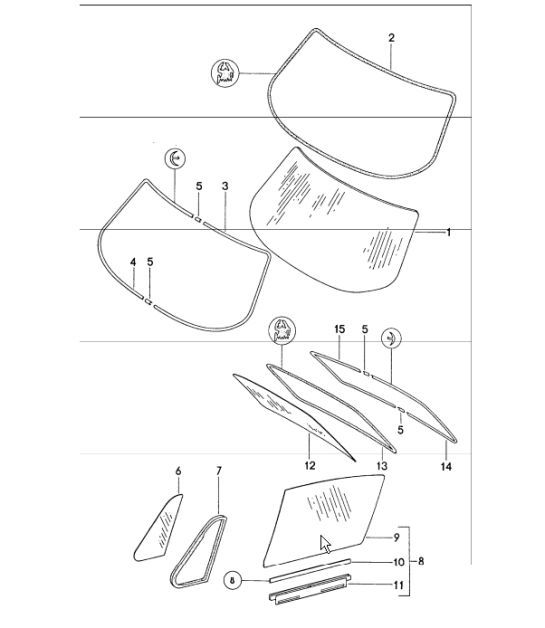 Diagram 805-00 Porsche Cayenne GTS V8 4.8L benzina 400 CV Carrozzeria