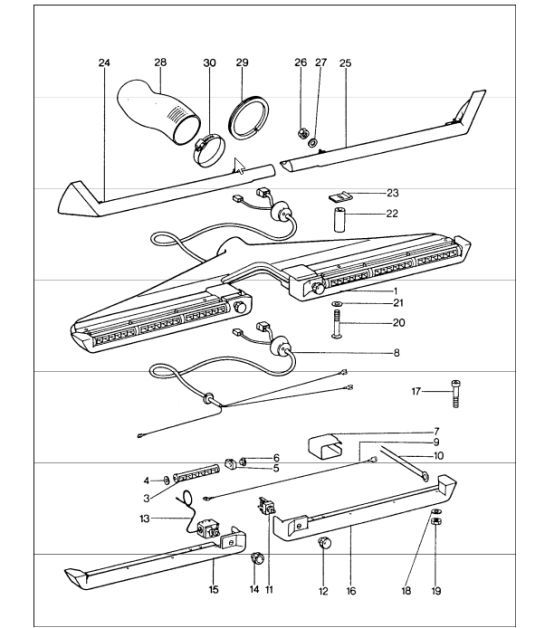 Diagram 813-35 Porsche Cayenne MK2 (957) 2007-2010 Carrocería