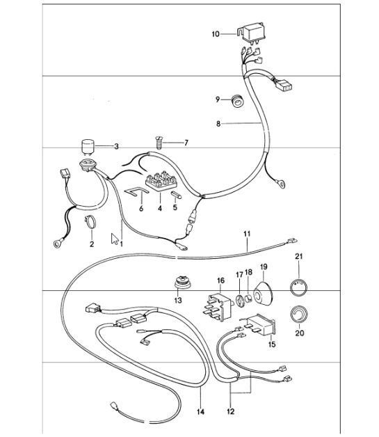 Diagram 813-50 Porsche Taycan 4S 