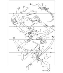 Air conditioner, cooling air duct 911 1974-77