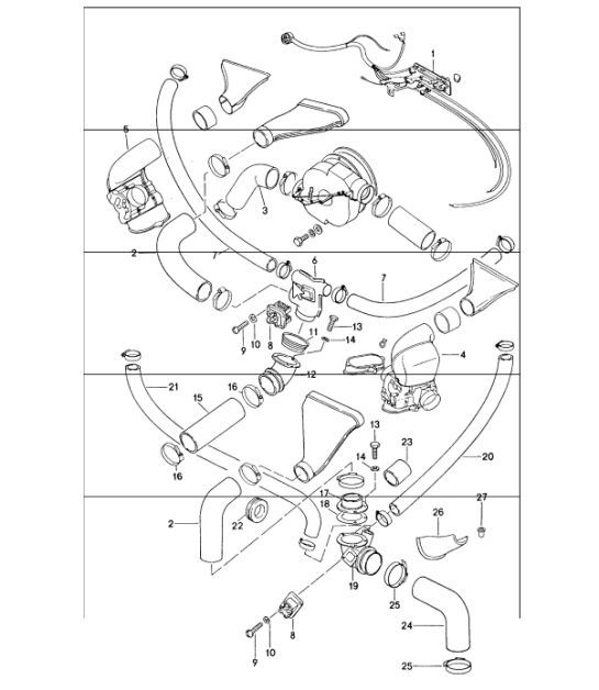 Diagram 813-65 Porsche 卡宴 Turbo S 4.5L 2006>>  车身