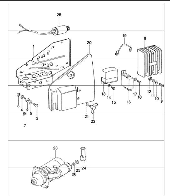 Diagram 902-05 Porsche Cayman S 3.4L 987C MKII 2009-12 Equipo eléctrico