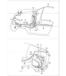 Wiring harnesses 911 1974-77
