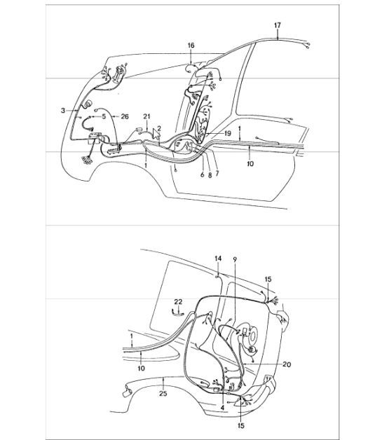 Diagram 902-20 Porsche 997 GT3 2007>> Materiale elettrico