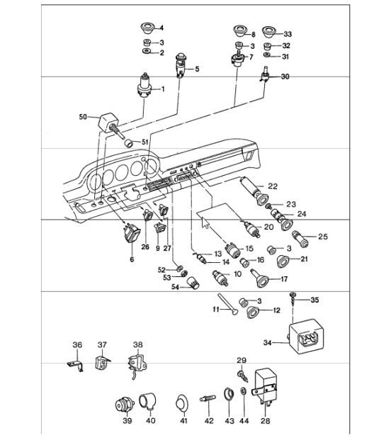 Diagram 903-05 Porsche 997 (911) MK2 2009-2012 Équipement électrique