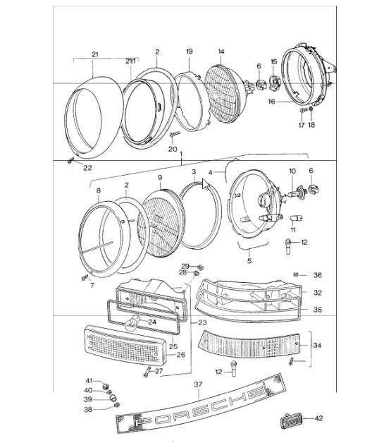 Diagram 905-00 Porsche Cayenne 3.6L 2007>> Electrical equipment